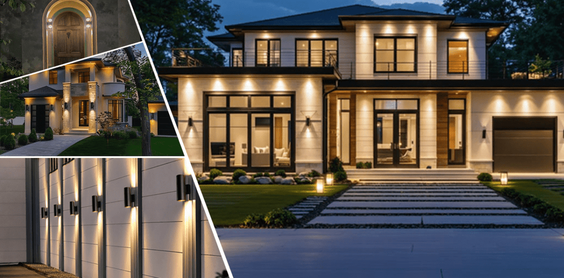 How Up and Down Wall Lights Transform Your Home’s Exterior - LEDMyPlace