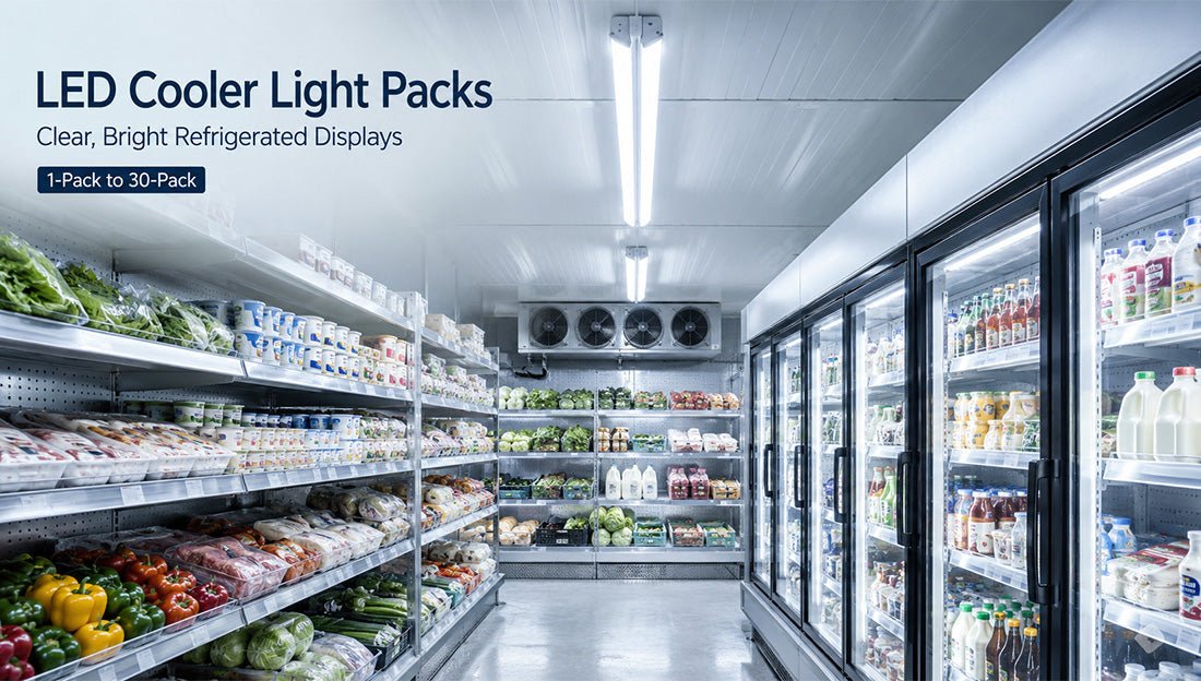 LED Cooler Light Packs for Clear, Bright Refrigerated Displays - LEDMyPlace