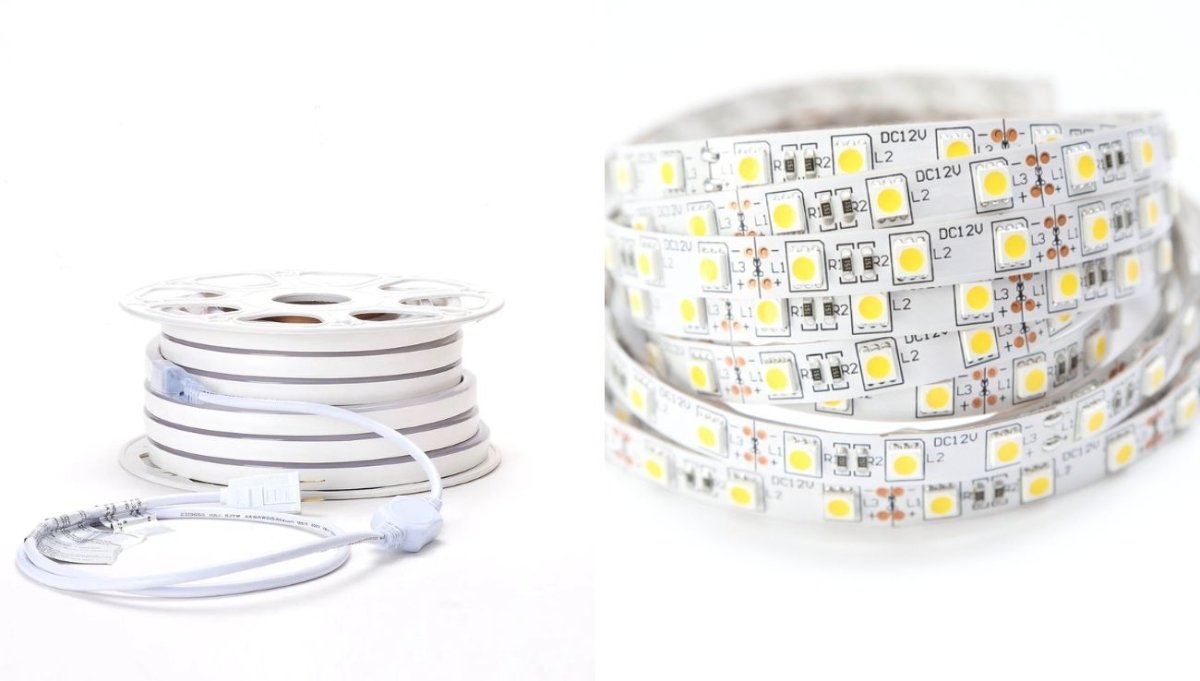 Rope Light Vs Light Tape Led Waterproof Strip Lights White Flexible