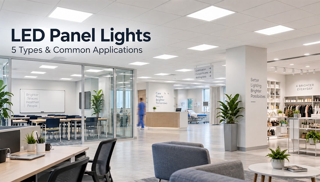LED Panel Lights: 5 Types and Their Most Common Applications - LEDMyPlace