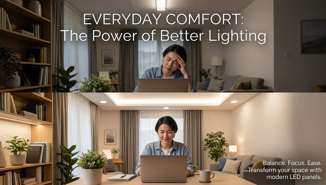 LED Panel Lights for Everyday Comfort in Work and Living Spaces - LEDMyPlace