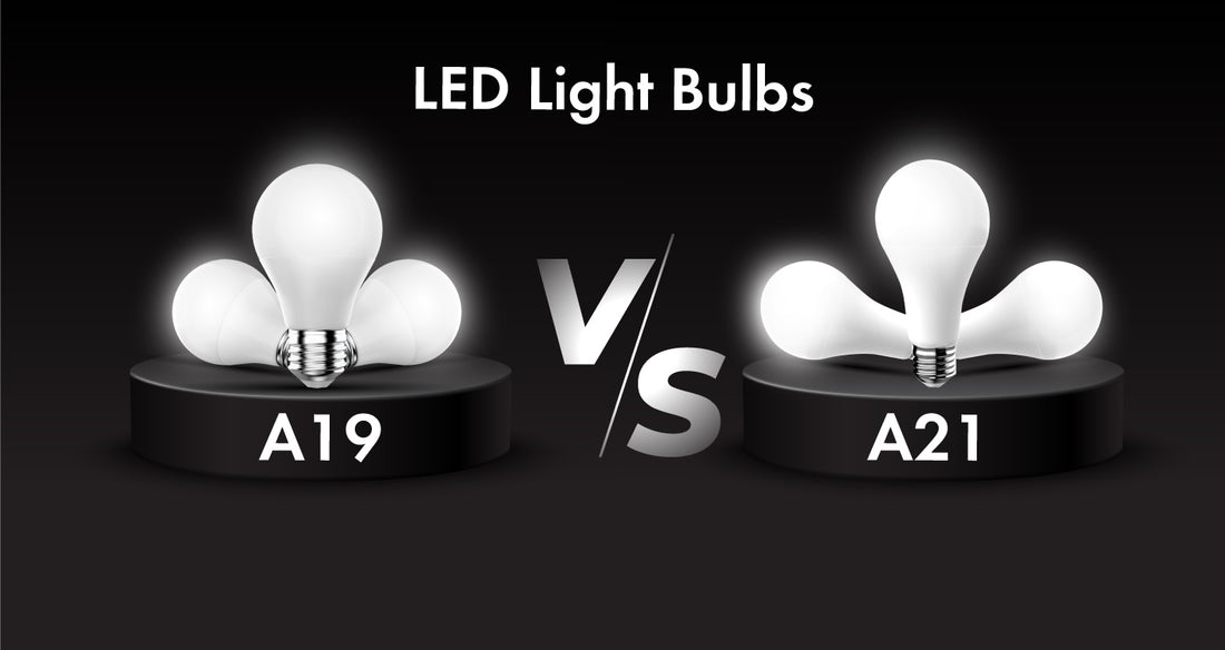 Difference Between A19 and A21 LED Light Bulbs