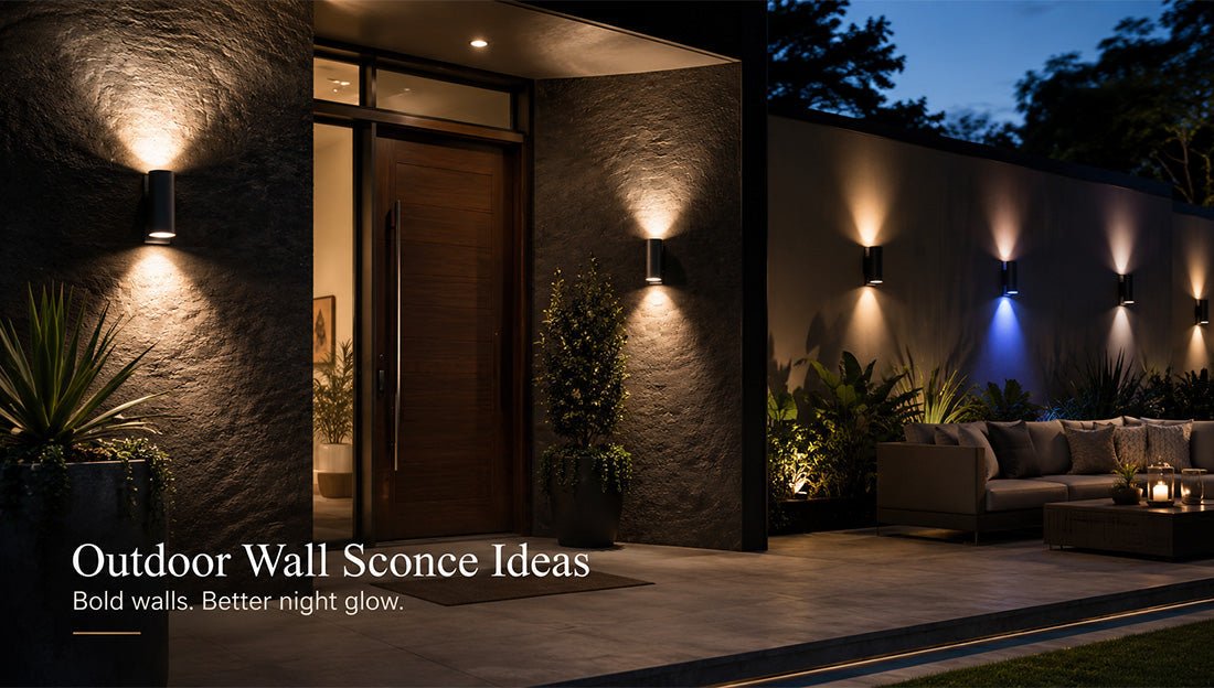 Outdoor Wall Sconce Ideas for Bold Walls, Entries, and Patios - LEDMyPlace
