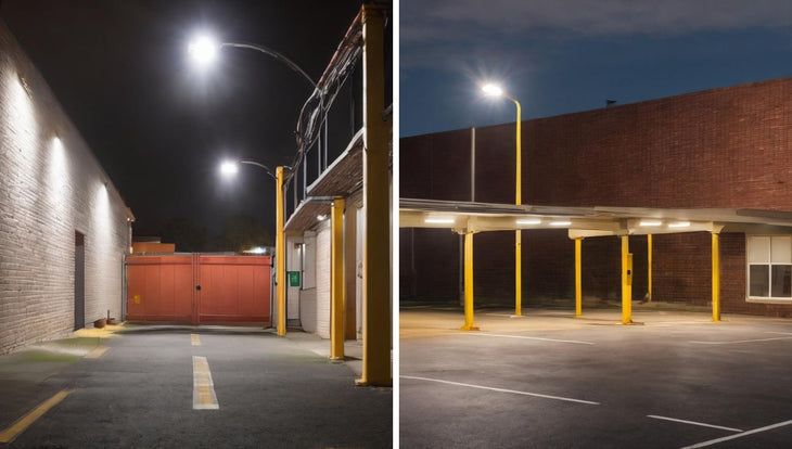 What is the Recommended Lighting for a Parking Lot?
