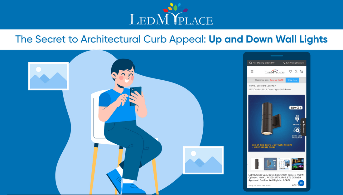 The Secret to Architectural Curb Appeal: Up and Down Wall Lights - LEDMyPlace