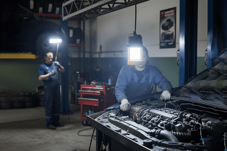 Top LED Work Lights for Garage, Construction & DIY Projects in 2025