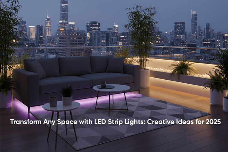 Transform Any Space with LED Strip Lights: Creative Ideas for 2025