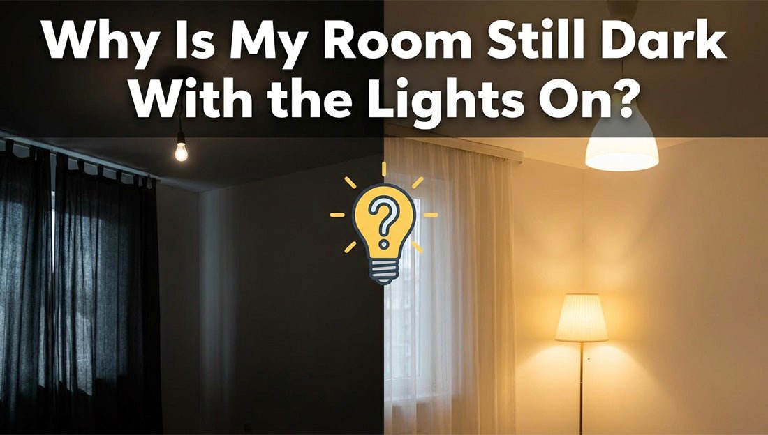 Why Does My Room Still Look Dark Even With Lights On? - LEDMyPlace