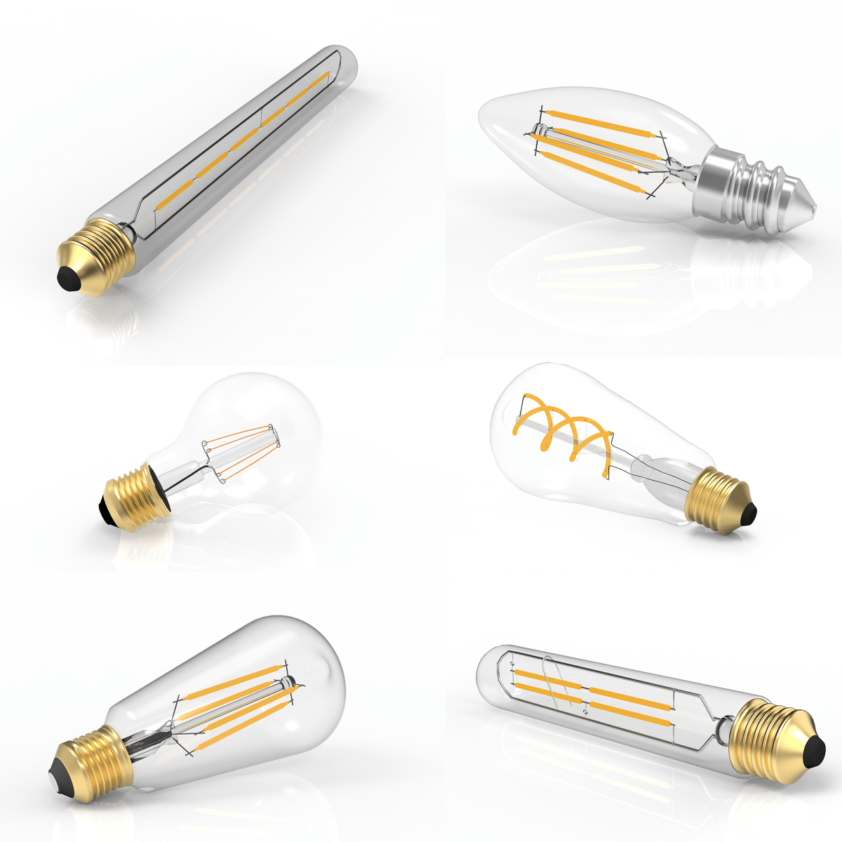 LED Filament Bulbs - LedMyPlace