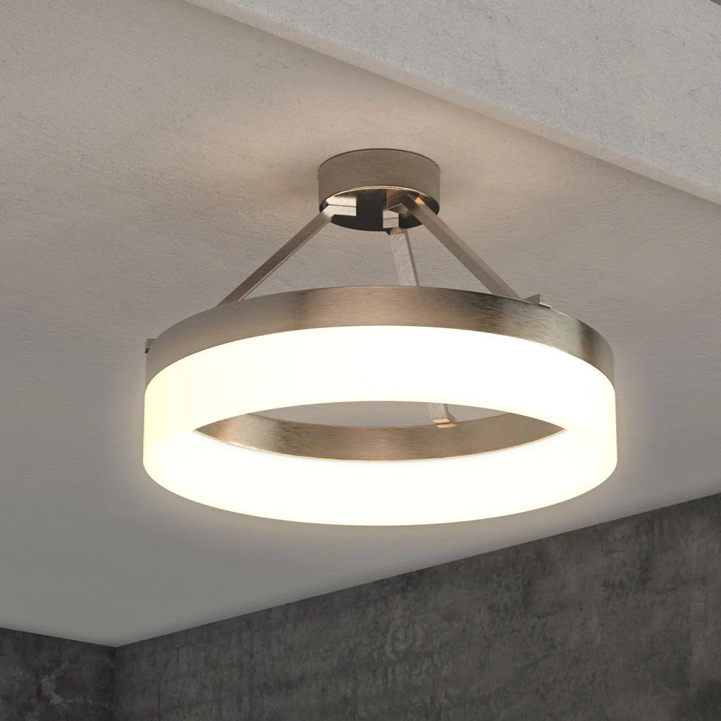Semi Flushmount bathroom Light
