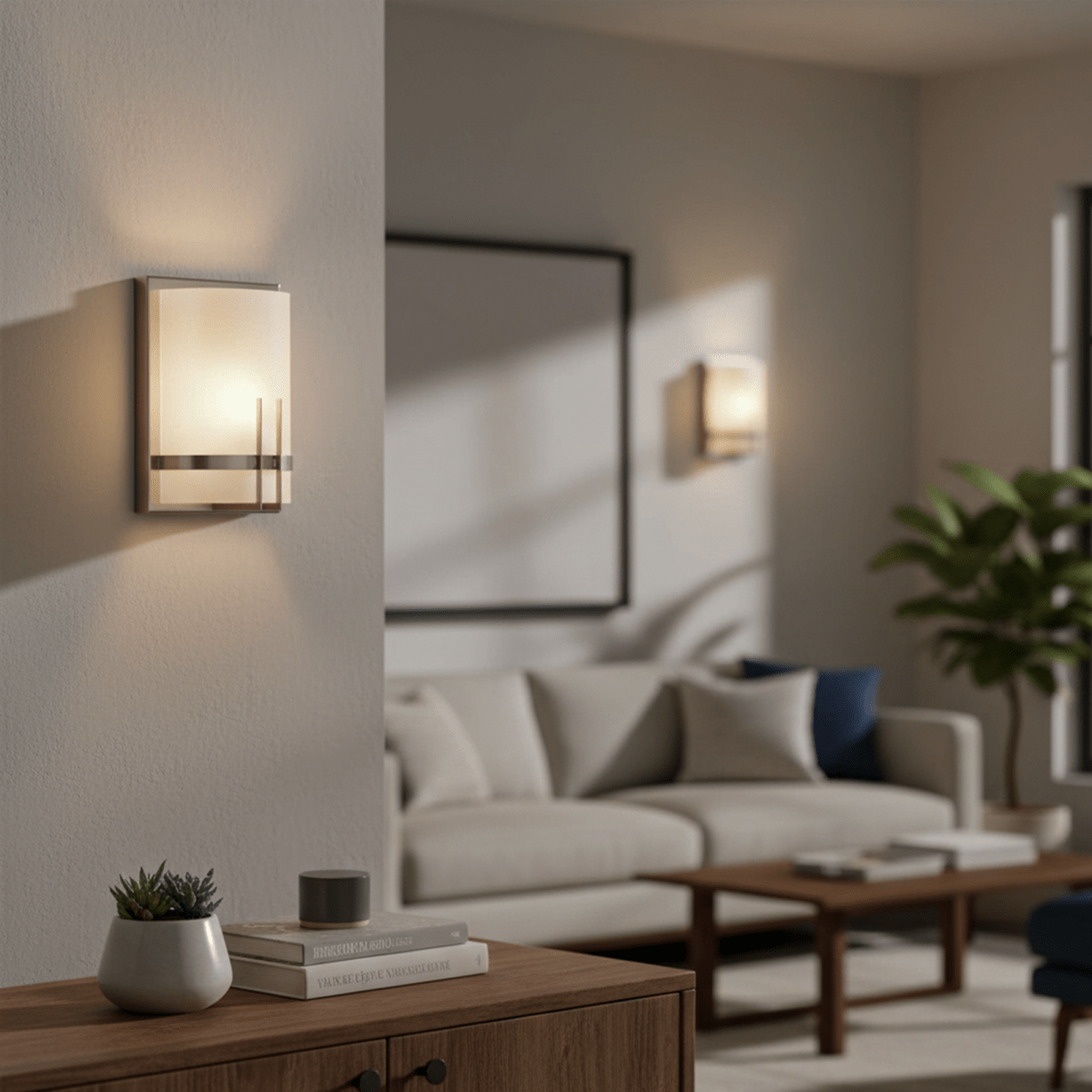 1 - Light, Decorative ARC Wall Sconce Fixture, Brushed Nickel Finish with White glass shade, Dim: 9" W x 12"H x 5"E, Hallway Light Fixtures - LEDMyPlace