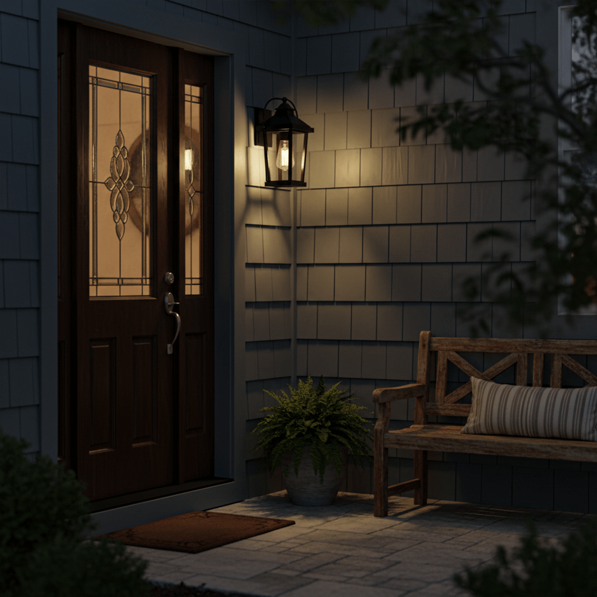 1 - Light, Outdoor Wall Mount Light In Traditional Style, Outdoor Wall Sconce - 11.02"L x 10.16"W x 19.69"H - LEDMyPlace