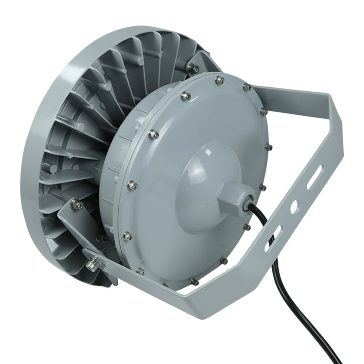 100 Watt LED Explosion Proof Round High Bay Light, C Series, Dimmable, 5000K, 13500LM, AC100 - 277V, IP66, Hazardous Location Lighting Fixtures - LEDMyPlace
