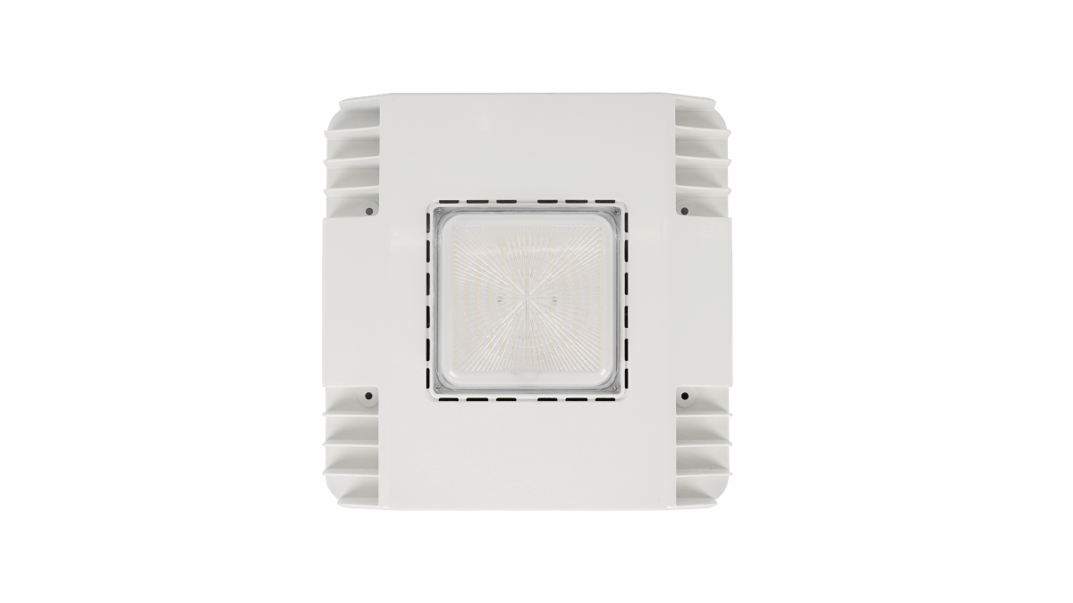 150/130/100 Watt LED Canopy Light, 3500K/4000K /5000K, 13,000/16,900 /19,500LM, AC100-277V, DLC Premium Recessed Surface Mount, For High Bay Carport, Gas Stations, Indoor Parking, Underpasses, Loading Docks, Outdoor Area Light