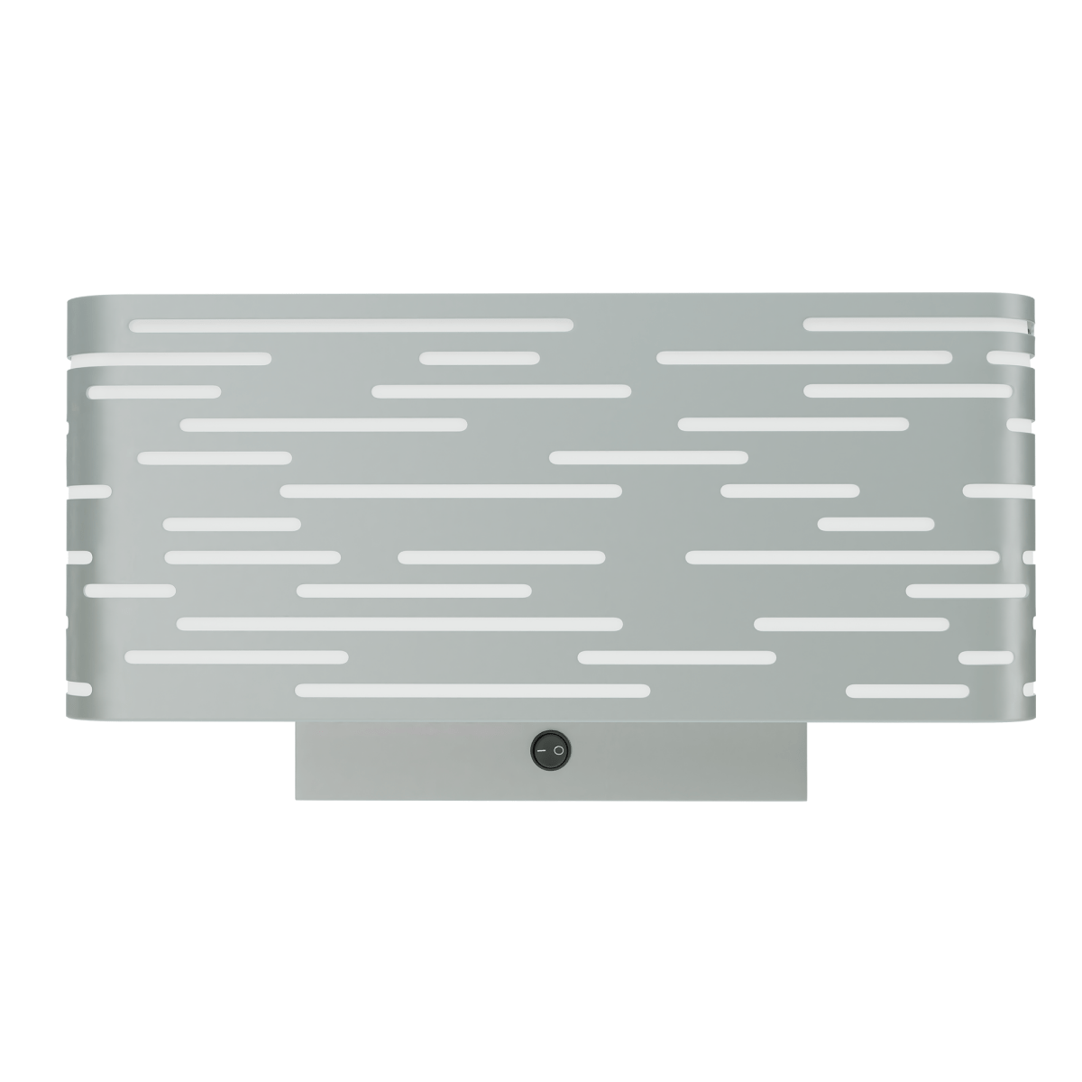 2 - Light, 14"W Bedside Headboard Light, Rectangular Shape, Material: Metal + Acrylic, Twinkle Glossy Finish, 110V, ETL, w/ on/off Rocker Switch, Wall Mounted Light - LEDMyPlace