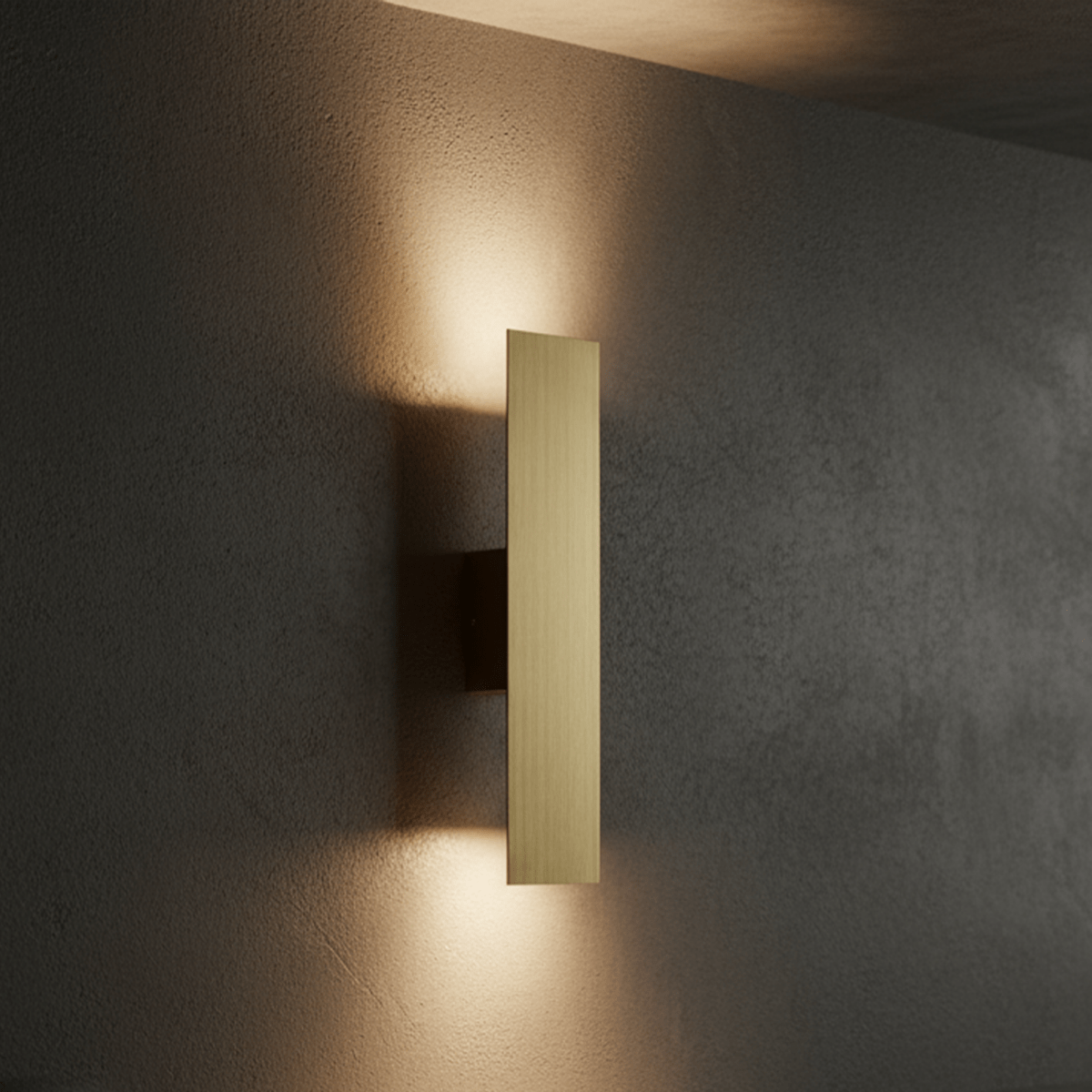 2 - Lights, Decorative Wall Sconce with Frosted Glass Diffuser, Dimension W 5 x H 20 x E 3.5 Inch - LEDMyPlace