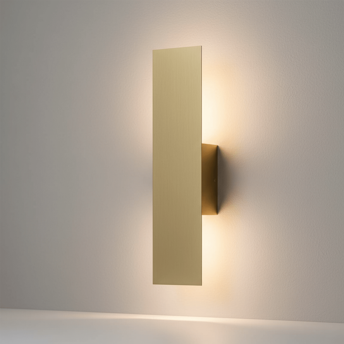 2 - Lights, Decorative Wall Sconce with Frosted Glass Diffuser, Dimension W 5 x H 20 x E 3.5 Inch - LEDMyPlace