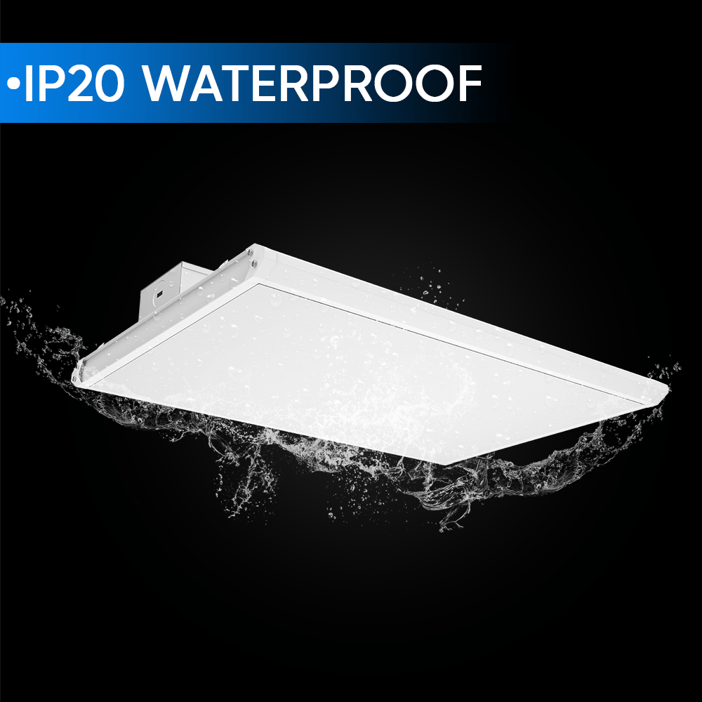2FT Linear LED High Bay Light 60W/80W/105W Wattage Adjustable, 4000k/5000K/6500K CCT Changeable, Dip Switch, 0 - 10V Dim, 120 - 277V Input Voltage, ETL, DLC 5.1 Listed - LEDMyPlace