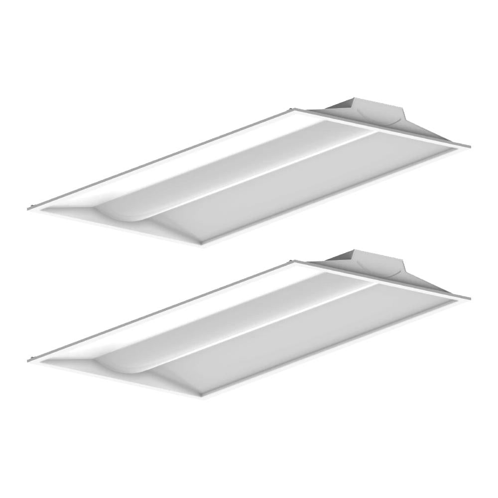 2 ft. x 4 ft. LED Troffer Panel Light, 50W/60W/72W Switchable, 4000K/5000K/6500K CCT Changeable, Dip Switch, 0-10V Dim, 100V-277V, ETL, DLC 5.1 Listed, Recessed Light Fixtures - draft