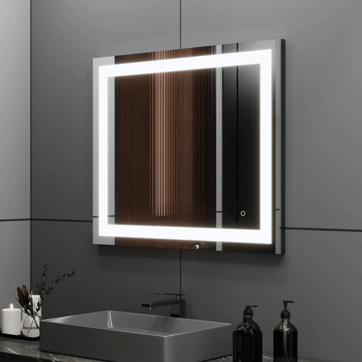 36 Inch X 36 Inch LED Bathroom Mirror - Lighted Vanity Mirror - LedMyPlace