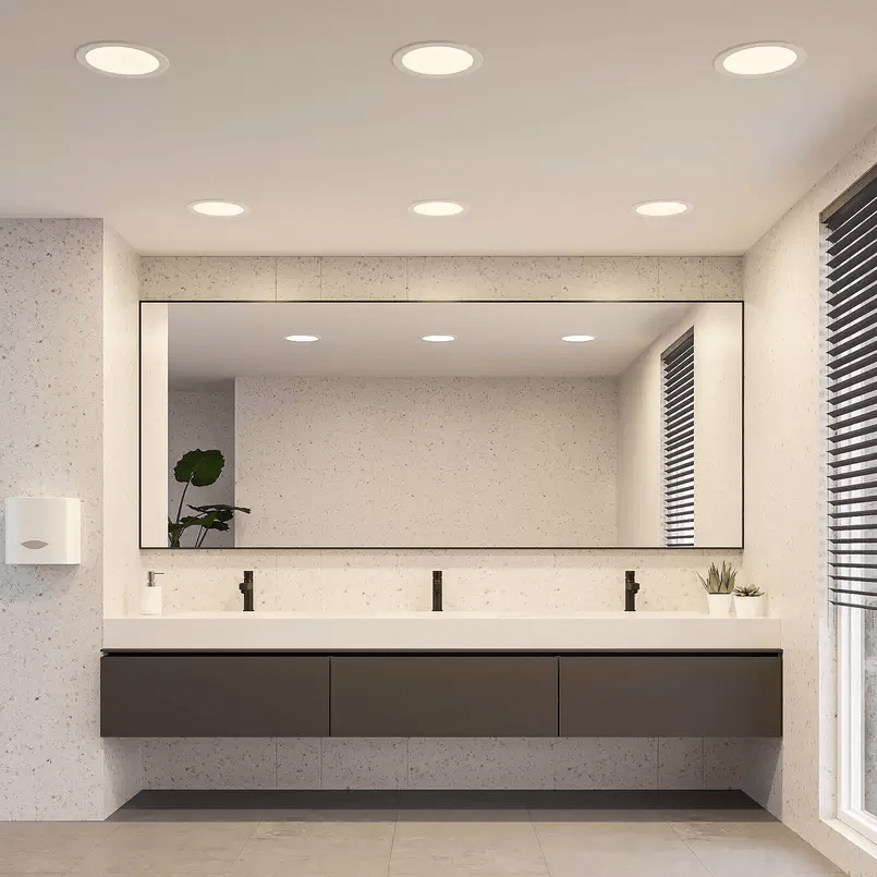 4 Inch Slim LED Recessed Lighting with Junction Box, 9W, 650LM, Damp Location, Dimmable, Recessed Downlights, For Office, Kitchen, Bedroom, Bathroom - LEDMyPlace