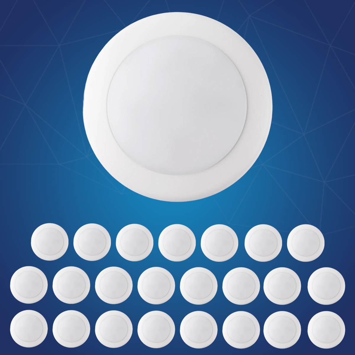 4" LED Disk Downlight, 10W, 5CCT Changeable: 2700K/3000K/3500K/4000K/5000K, 120V AC, Damp Rated - LEDMyPlace