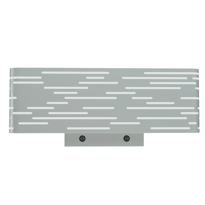 4 - Light, 18"W Bedside Headboard Light, Rectangular Shape, Material: Metal + Acrylic, Twinkle Glossy Finish, 110V, ETL, w/ on/off Rocker Switch, Wall Mounted Light - LEDMyPlace
