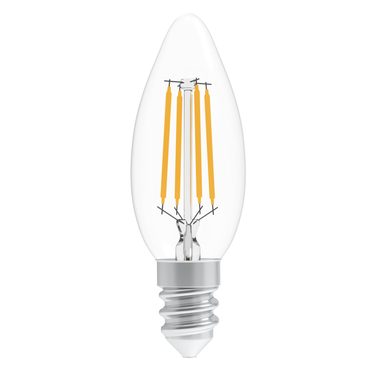 e12 grow light bulbs 4W Filament LED Bulb, 2700K, 360LM, 120V/60Hz, 4short filament, E12 Ba