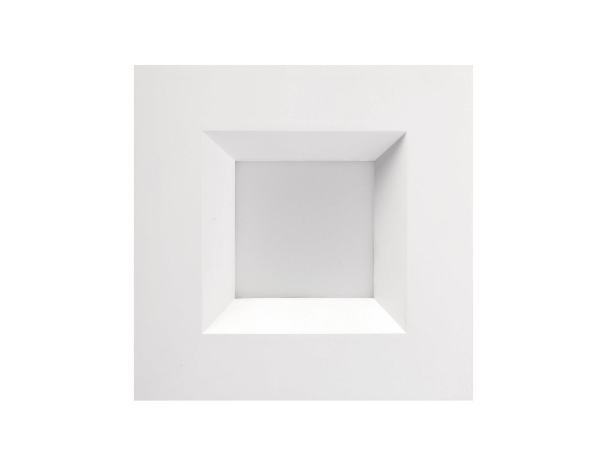 6 Inch LED Recessed Lighting, 12W, Square, Smooth Trim, ETL, Energy Star Listed, Dimmable, Recessed Downlights For Closets, Kitchens, Hallways, Doorways, Basement - LEDMyPlace
