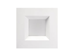 6 Inch LED Recessed Lighting, 12W, Square, Smooth Trim, ETL, Energy Star Listed, Dimmable, Recessed Downlights For Closets, Kitchens, Hallways, Doorways, Basement