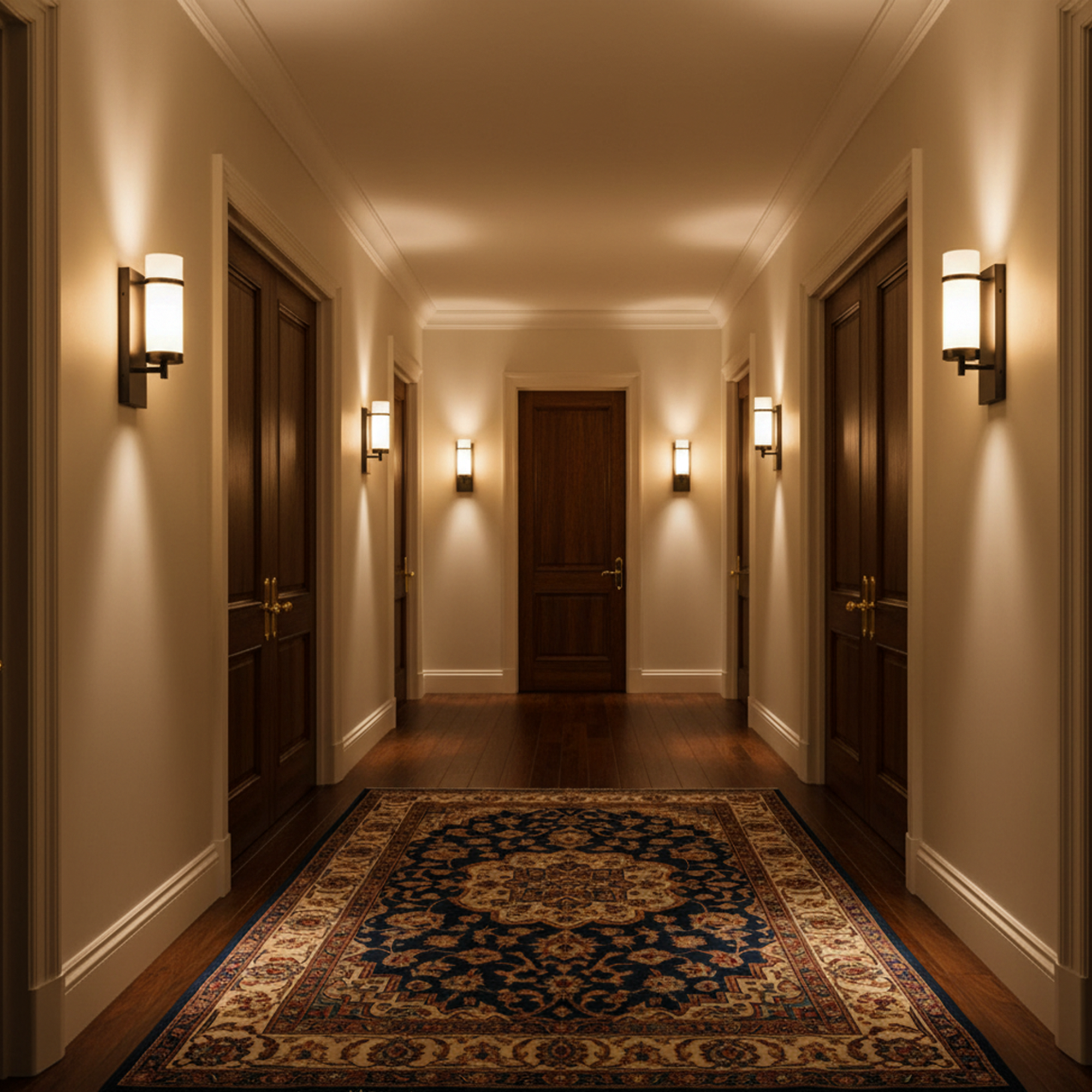 1-Light, Oil Rubbed Bronze/Satin Nickel Finish Wall Sconce with White Glass shade, Wall Mounted Lamps for Home Hotel Corridor Restaurant