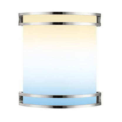 9.64" Dimmable Half Cylinder LED Wall Sconce BN Color, 17W, 1100 Lumens, 5 CCT AC120V, For Living Room, Bedroom, Hallway, Kitchen - LEDMyPlace