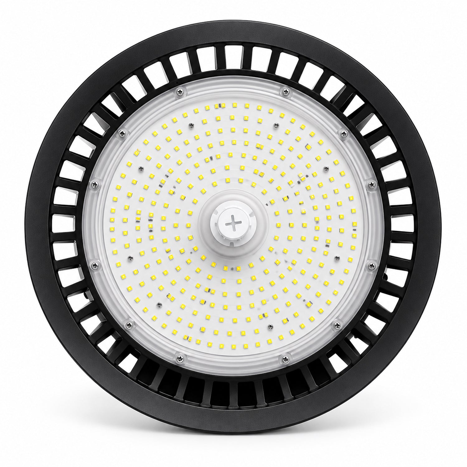 UFO LED High Bay Light, 150W/120W/100W Power Tunable, 5000K, 0-10V Dimmable, 120° Beam, AC120-277V, IP65, DLC Premium