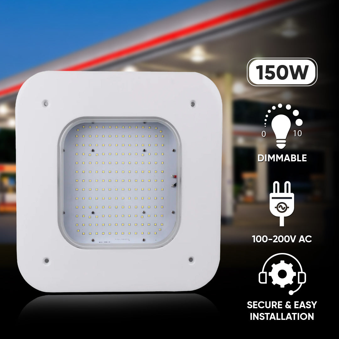 Why Use LED Canopy Lights for Gas Stations