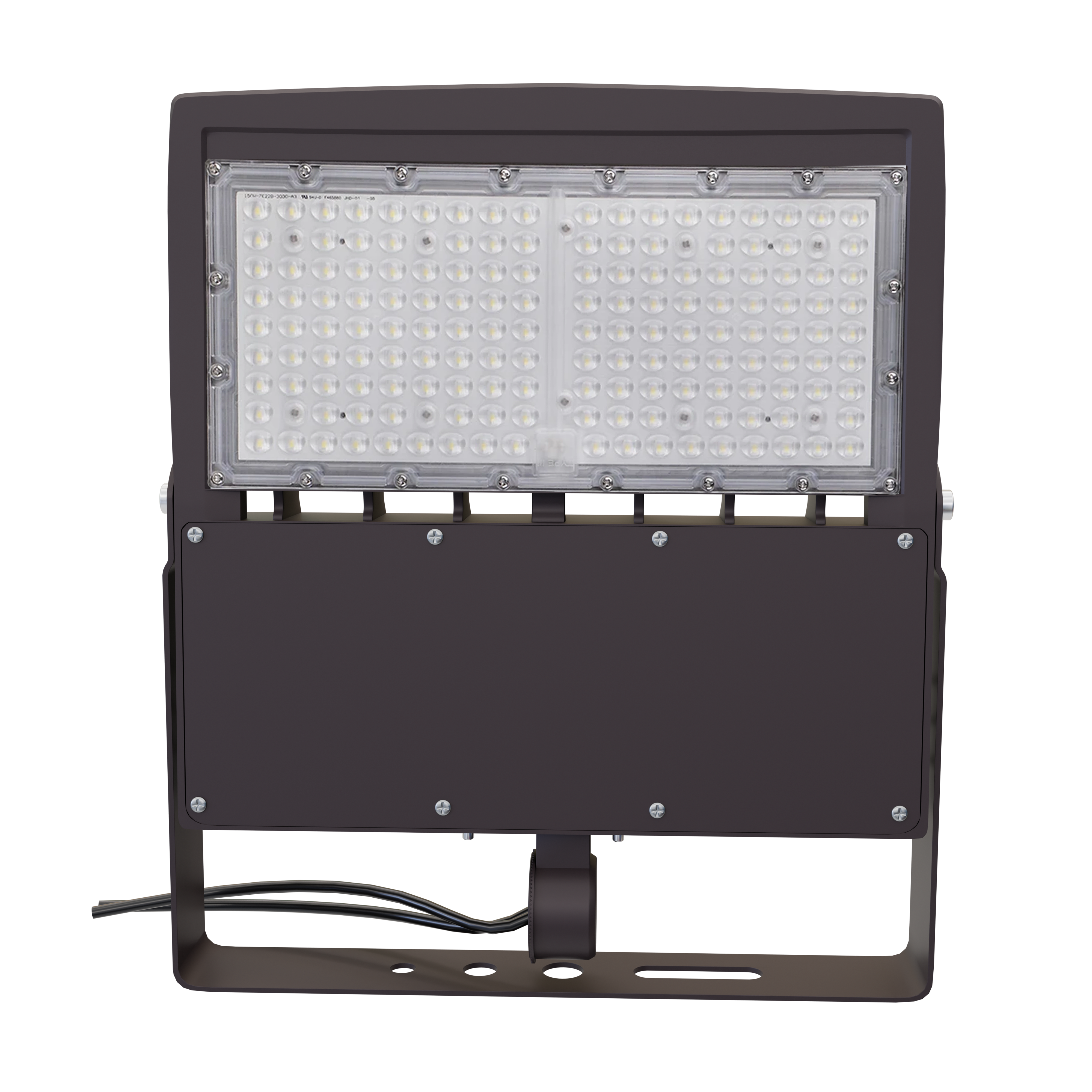 LED Flood Light, 150W/120W/100W Wattage Adjustable, 5700K, 133 LM/W, AC120-277V, Bronze, Dimmable, Outdoor Lighting, IP65 Waterproof LED Security Area Lights for Yard, Parking Lot, Playground & Stadium Lights, Gen14B