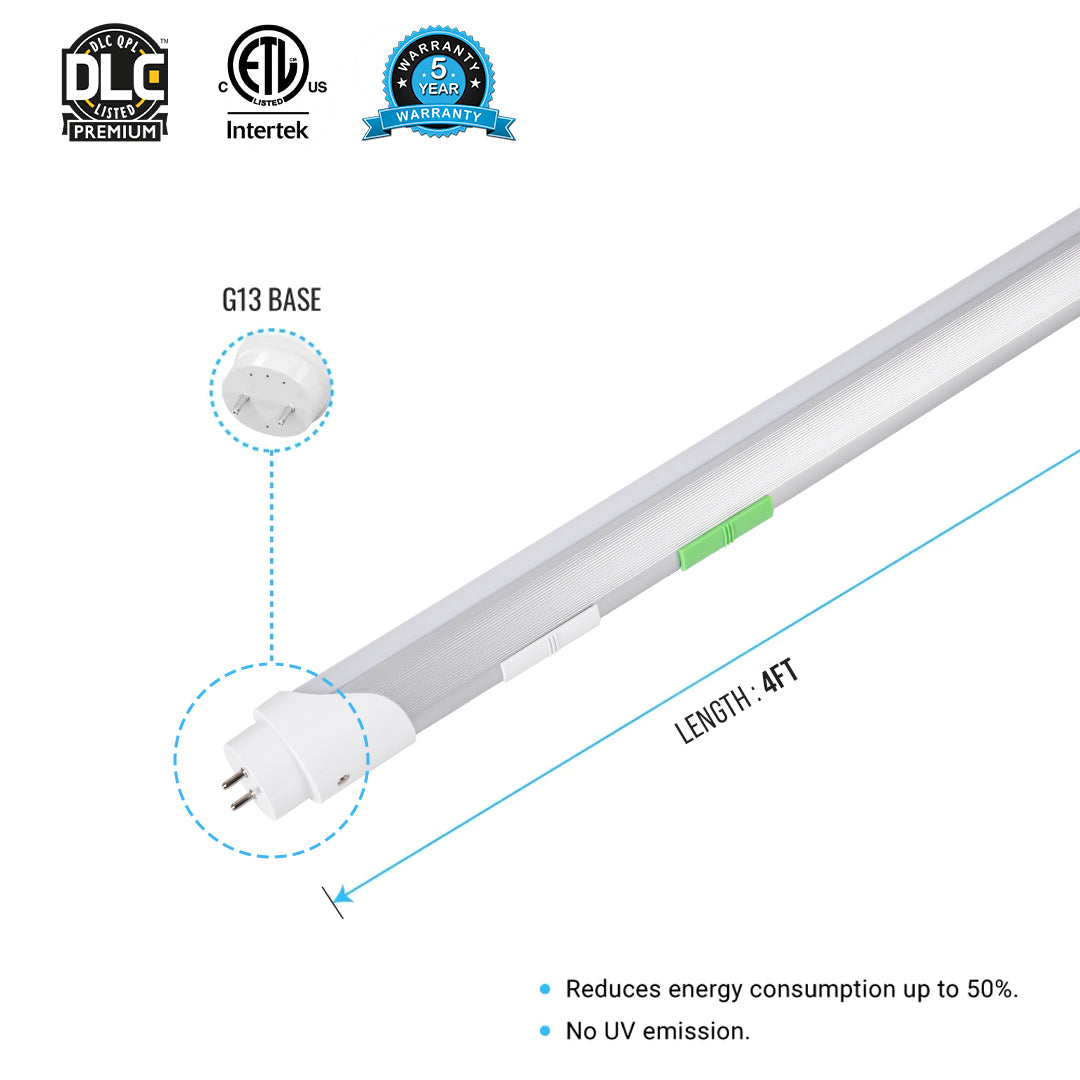 How many watts is a 4ft LED tube? – LEDMyPlace