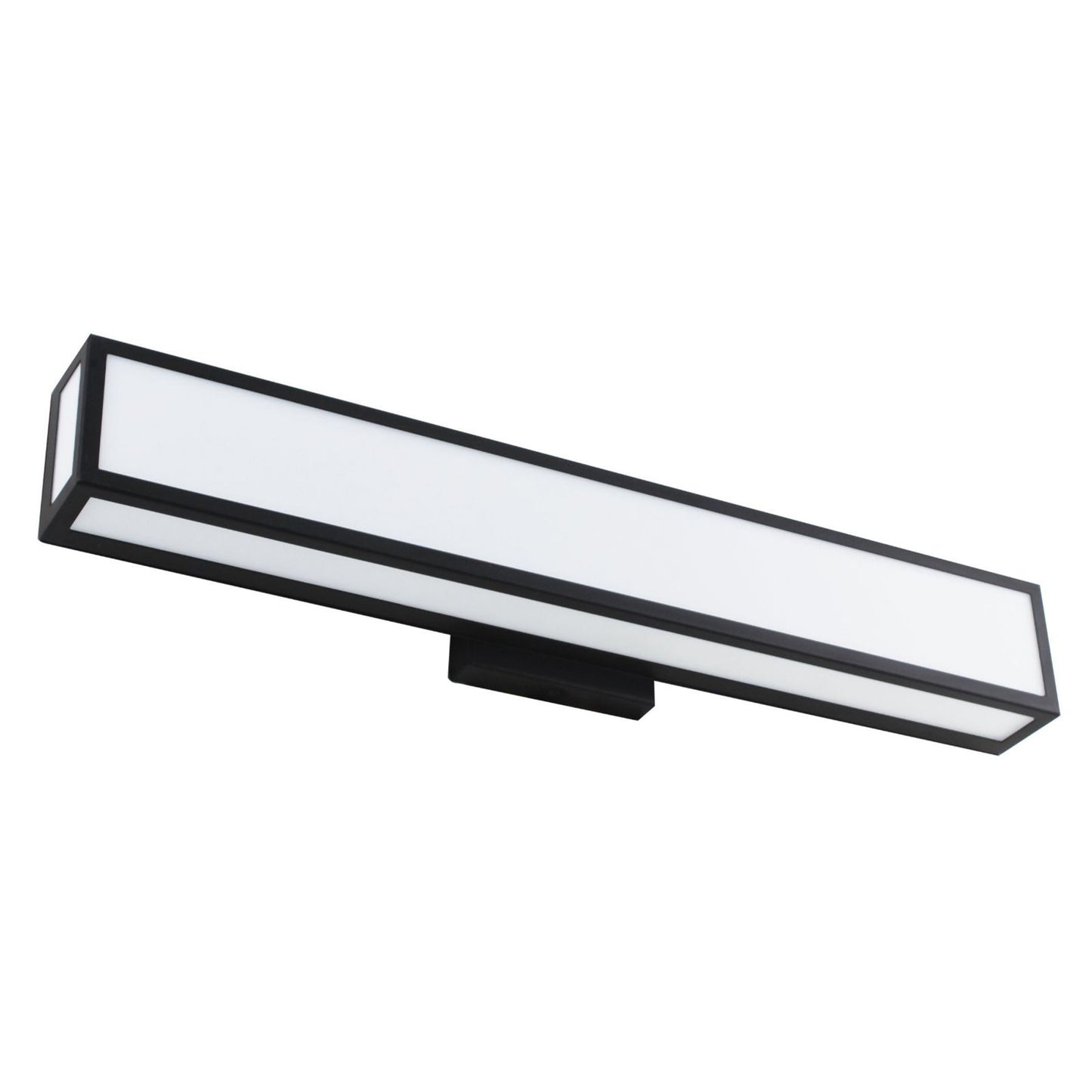 24″W x 3.5″D x 4.72″H Black LED Wall Light with Integrated 20W LED 3CCT – Hardwired