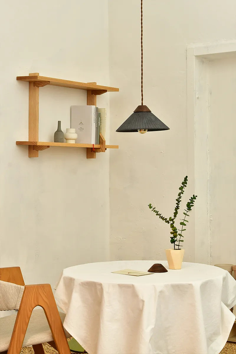 Summit Mountain  Dark Grey Pendant Light, Max 20W, E26 Base, Damp Rated