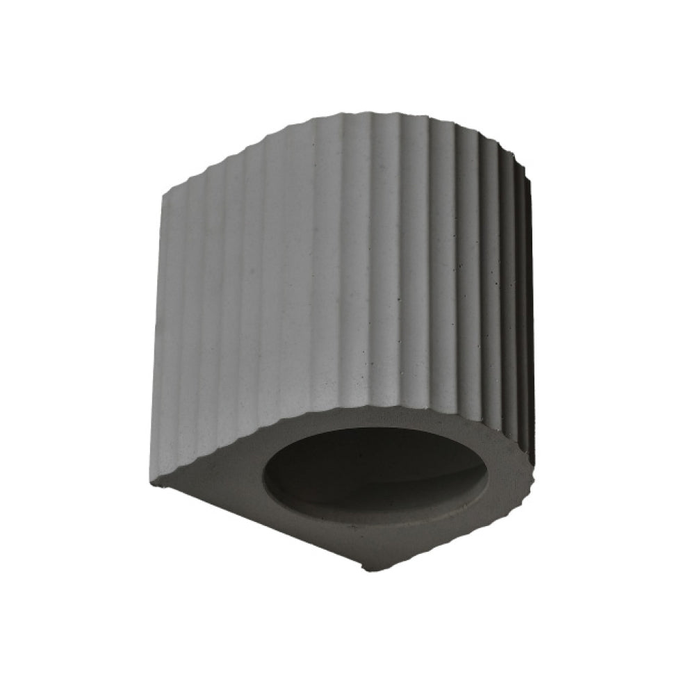 Corinthian  Dark Grey Wall Light, Max 20W, E26 Base, Wet Rated