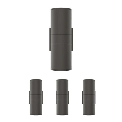 LED Outdoor Up & Down Lights With Remote, RGBW, Cylinder, 18WX1, AC100-277V, IP65, ETL CE RoSH Approval, Outdoor Wall Lights