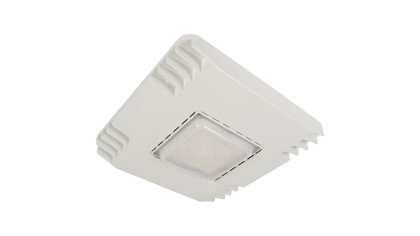 150/130/100 Watt LED Canopy Light, 3500K/4000K /5000K, 13,000/16,900 /19,500LM, AC100-277V, DLC Premium Recessed Surface Mount, For High Bay Carport, Gas Stations, Indoor Parking, Underpasses, Loading Docks, Outdoor Area Light