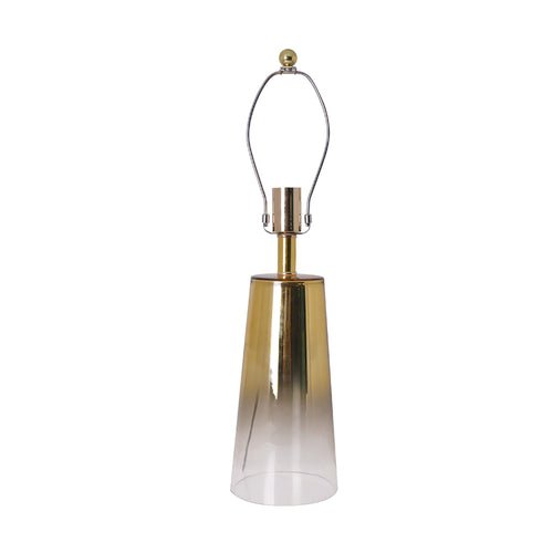 Alecrim Ombre Glass Best Table Lamp 25" - Gold Ombre/Ivory White (Set of 2) - LEDMyPlace