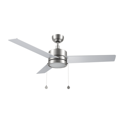 ASCOTT 52 inch 3 - Blade Ceiling Fan with LED Light & Pull Chain - LEDMyPlace