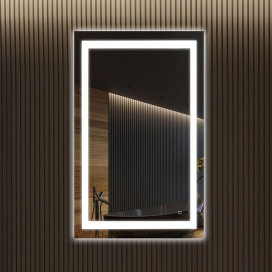 Backlit/Frontlit, Vanity Mirror with Lights, Touch Switch, Anti - Fog, Adjustable 3 - Color Temperature & Remembrance, CRI 90+, LED Mirror for Bathroom, Accord Style - LEDMyPlace
