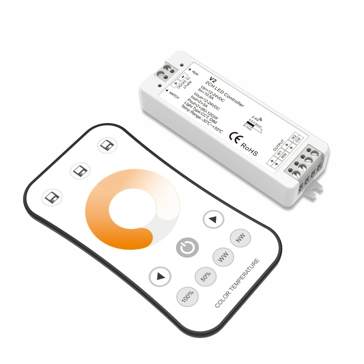 Seting Led Remote Wireless Dimming Remote for LED Strip Lights