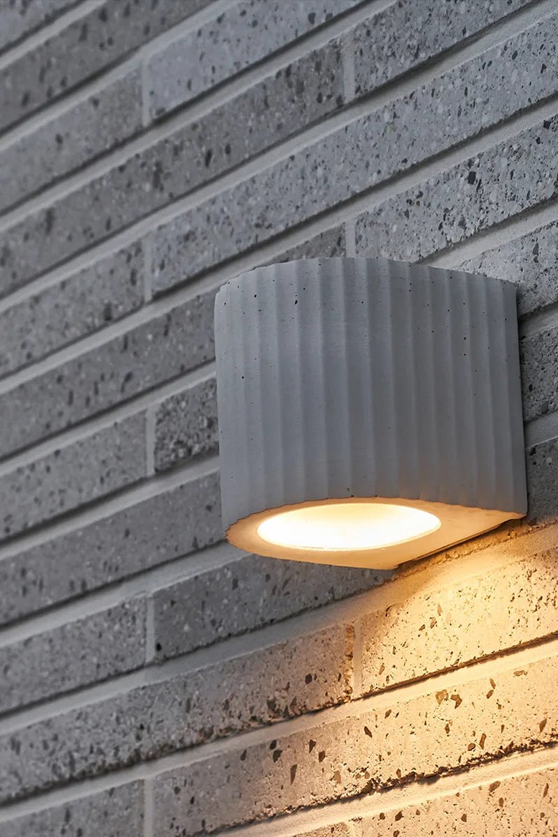 Corinthian Cream White Wall Light, Max 20W, E26 Base, Wet Rated - LEDMyPlace