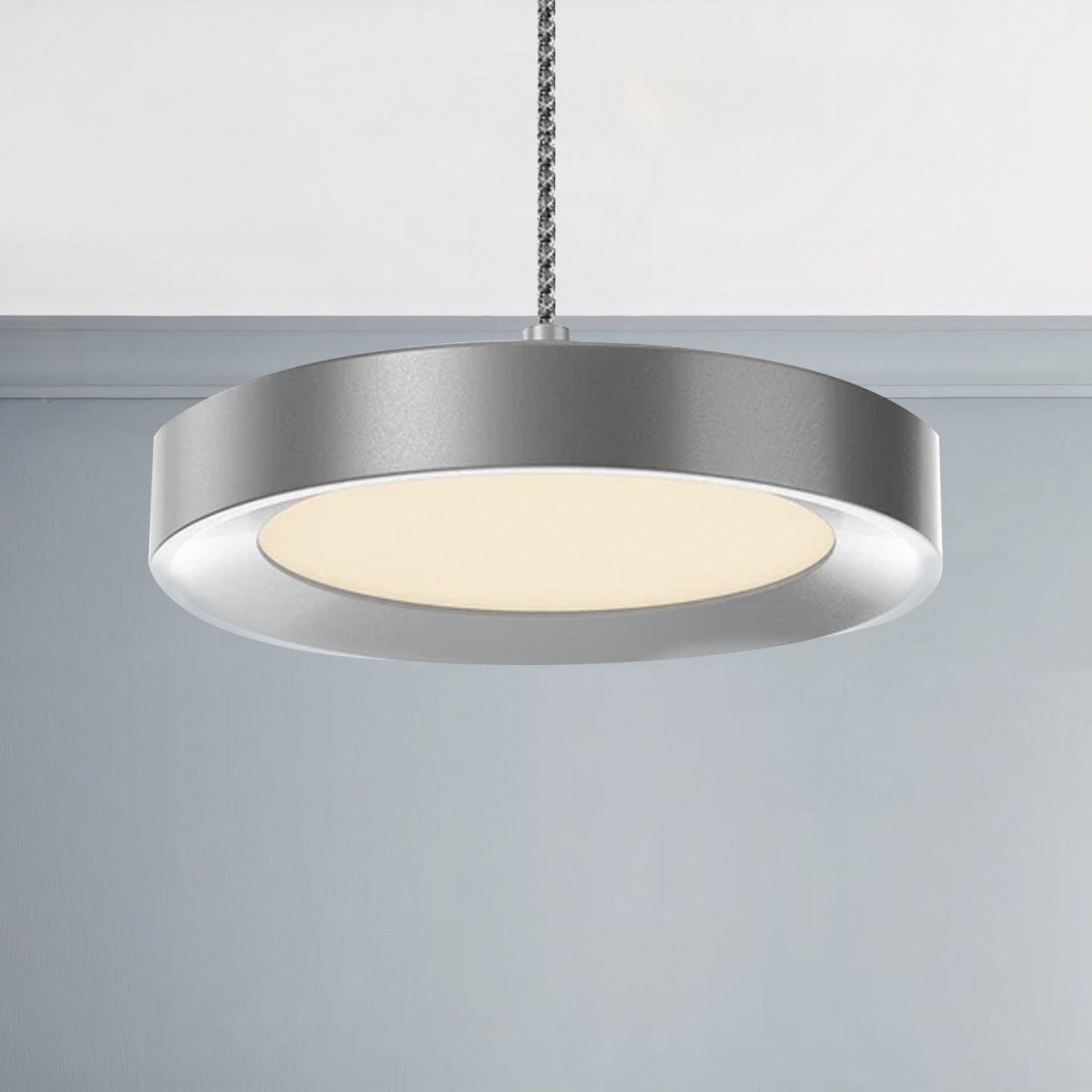 Disk Architectural, LED 5.5 Inch Round Pendant Mount Direct Down Light