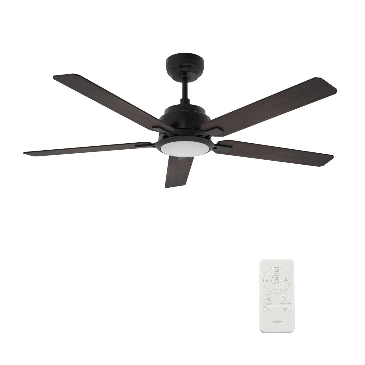 ESPEAR 52 inch 5 - Blade Smart Ceiling Fan with LED Light & Remote - LEDMyPlace