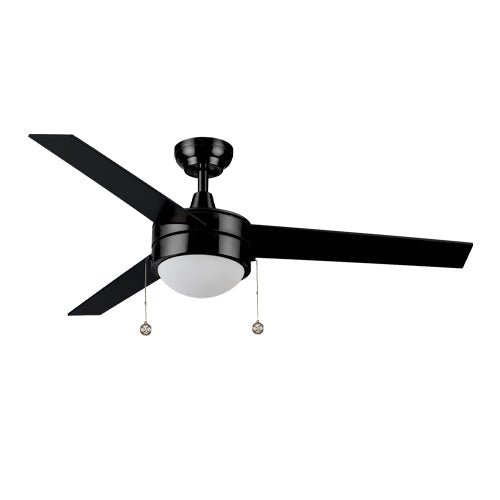 EVERETT 48 Inch 3 - Blade Ceiling Fan with LED Light & Pull Chain - LEDMyPlace