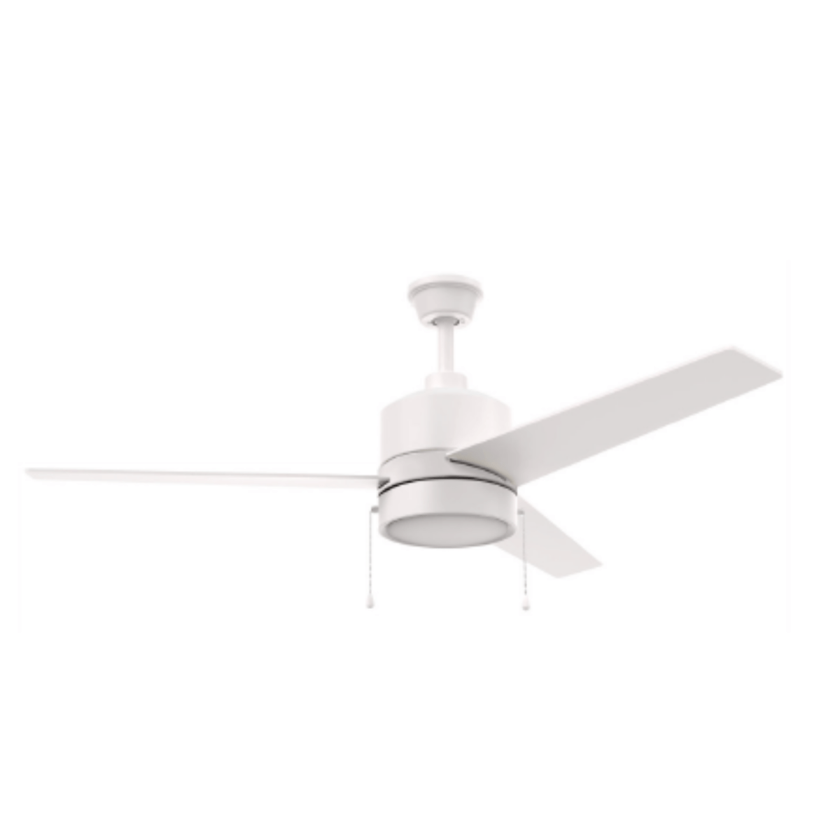 FLINT 52 inch 3 - Blade Ceiling Fan with LED Light and Pull Chain - LEDMyPlace